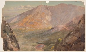 Mt. Katahdin, Great Basin a South Turner-hegyről alkotó: Frederic Edwin Church