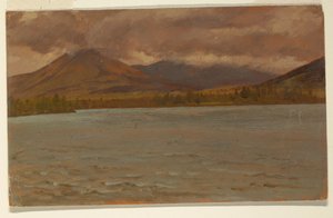 Mt. Katahdin a Katahdin-tóból alkotó: Frederic Edwin Church