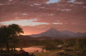 Ktaadn-hegy alkotó: Frederic Edwin Church
