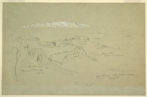 Mt. Libanon Yafoof és Baalbek között alkotó: Frederic Edwin Church