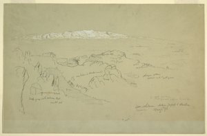 Libanon -hegység Yafoof és Baalbek között alkotó: Frederic Edwin Church