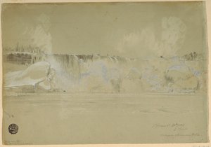 Niagara Falls in Snow, északnyugat felől alkotó: Frederic Edwin Church