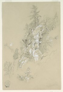 Rocky Hillside, Észak-Karolina alkotó: Frederic Edwin Church
