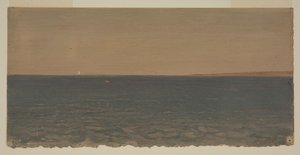 Tengeri táj jéghegy alkotó: Frederic Edwin Church