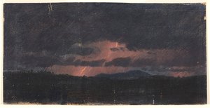 Vihar a Hudson-völgy felett, 1867. alkotó: Frederic Edwin Church