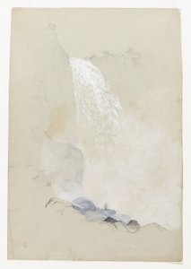 Tanulmány a Tequendama vízesésről Bogotá közelében, Kolumbia alkotó: Frederic Edwin Church