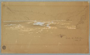A folyó "Az örvény alatt" alkotó: Frederic Edwin Church