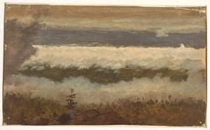 Kilátás a felhőkre a Catskill-hegy tetejéről alkotó: Frederic Edwin Church