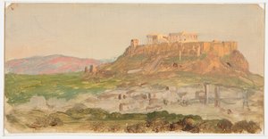 Kilátás az Akropoliszra, napkelte alkotó: Frederic Edwin Church
