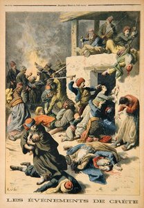 Krétai események, a "Le Petit Journal"-ból, 1896. július 26