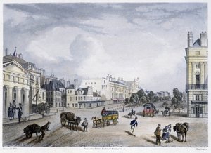 Boulevard du Temple - Martens „Párizsában 1832-ben”.