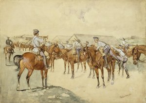 Felhívás a fegyverekhez alkotó: Frederic Remington