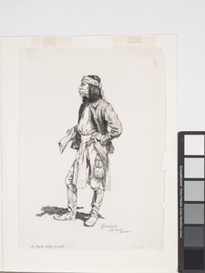 Egy apacs katona, vagy felderítő alkotó: Frederic Remington