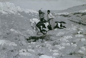 A leggyorsabb ló ünnepsége, 1900 körül alkotó: Frederic Remington