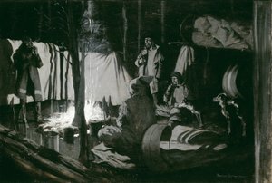 Az utazás első és legjobb tábora alkotó: Frederic Remington