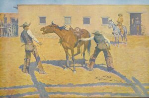 Első leckéje a Colliers Weekly-től, 1903 alkotó: Frederic Remington