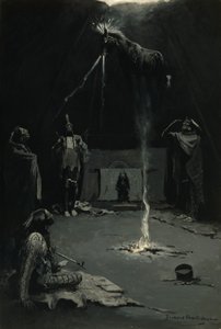Indián Tűzisten (A gyógyító ló járása) alkotó: Frederic Remington