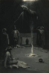 Indián Tűzisten (A gyógyító ló járása) alkotó: Frederic Remington