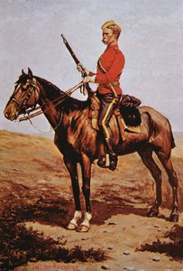 Kanada északnyugati lovasrendőrsége alkotó: Frederic Remington