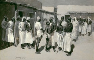 Rabszolgapiac alkotó: Frederic Remington