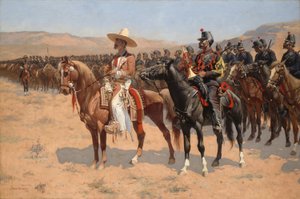 A mexikói őrnagy, 1889. alkotó: Frederic Remington