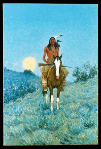 The Outlier, 1909 alkotó: Frederic Remington