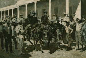 Gomez visszatérése Havannába, 1899 alkotó: Frederic Remington