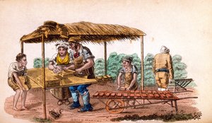 A téglagyártó az Ackermanns World in Miniature-től