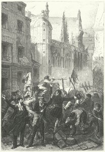 júniusi felkelés, 1848-as forradalom, Párizs (metszet)
