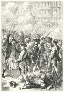 A Tuileries-palota megrohanása a sans-culottes által alkotó: Frederic Theodore (after) Lix