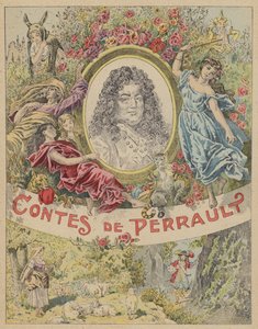 A Les Contes de Perrault címoldali illusztrációja (színes litó) alkotó: Frederic Theodore (after) Lix