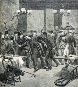 Az anarchista Leauthier támadása alkotó: Frederic Theodore Lix
