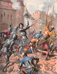 Jeanne of Arc Orléans ostrománál.