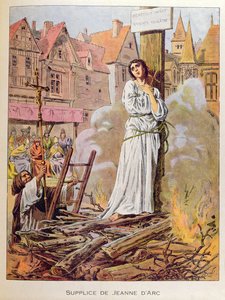 Jeanne of Arc a máglyán