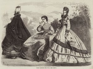 Párizsi divat júliusban alkotó: Frederic Theodore Lix