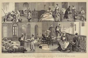 Egyiptom a háború után, Lady Strangford kórház Arabi házában, Kairóban