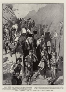 Görög temetés a török-bolgár határon alkotó: Frederic de Haenen