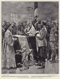 Orosz katonai temetés Pekingben alkotó: Frederic de Haenen