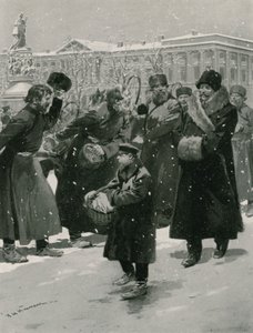 A Nevsky Prospect kocsisai alkotó: Frederic de Haenen