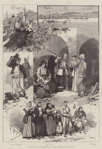 Ciprus megtartásának kérdése, Vázlatok a szigeten alkotó: Frederic de Haenen