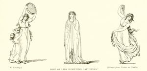 Lady Hamilton néhány attitűdje alkotó: Frederich Rehberg