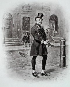 Micawber úr Charles Dickens „David Copperfield” című művéből, 1849-50 alkotó: Frederick (after) Barnard