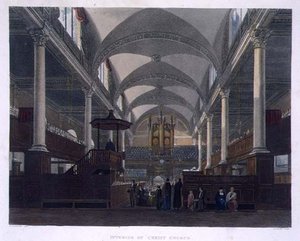 A Krisztus-templom belseje, a "History of Christ