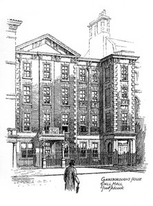 Gainsboroughs ház, Pall Mall, London, 1912 alkotó: Frederick Adcock
