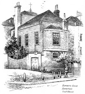 George Romneys ház, Hampstead, London, 1912