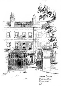 Joanna Baillies ház, Windmill Hill, Hampstead, London, 1912