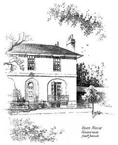 Keats House, Hampstead, London, 1912.