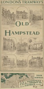 Old Hampstead, villamosközlekedés alkotó: Frederick Adcock