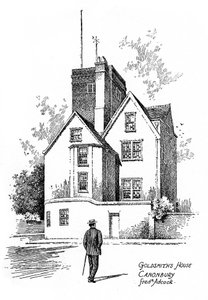 Oliver Goldsmiths ház, Canonbury, Islington, 1912