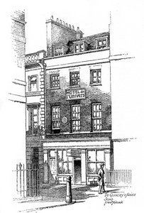 Thomas de Quincey ház, Soho, London, 1912